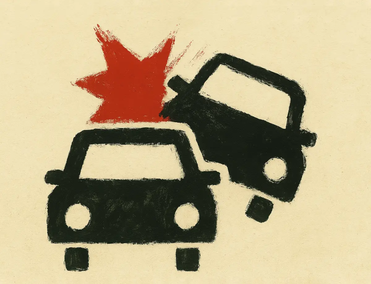 Coches accidentados y consecuencias legales